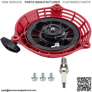 Mannial GCV160 Recoil Starter Pull Start Assembly Fit GC135 GC160 GCV135 GCV160 EN2000 Generator 28400-ZL8-023ZA 28400-ZL8-013ZA