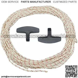 Pull Start Cord Rope 9/64 inch 3.5mm Recoil Starter String for STHIL Poulan Husqvarna Sears Echo Craftsman Ryobi Honda Chainsaw Lawn Mower Weed Eater Trimmer Edger Leaf Blower 40 Feet #4-1/2