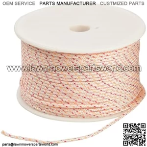 Starter Rope Nylon Pull Cord 100 Meters for Craftsman, Husqvarna STIHL Lawn Mower Chainsaw Trimmer Edger Brush Cutter Engine Parts, 4 mm