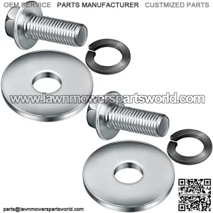 3/4 Inch Go Kart Clutch Bolt Kit Predator Engine Clutch and Lock Washer for Go Kart, Minibike and Kart Engine, Bolts for 10/12 Teeth Clutch Bolt Kit (2 Sets)