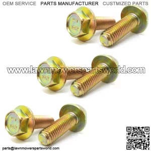 6PK John Deere 19M7786 Blade Bolts L100 L110 L118 L120 L130 Sabre 1642 1742 2048