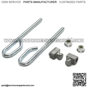 2 Deck Lift Bolt Nut Trunnion For John Deere L120 L130 LA100 LA105 LA110 LA115