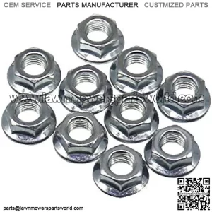 10Pcs Side Cover Bar Nuts for Husqvarna Chainsaw