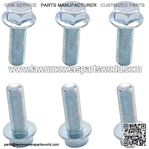 19M7786 Blade Bolts Replacement John Deere 19m7786 fits for John Deere L100 L110 L118 L120 L130 Sabre 1642 1742 2048 GX20250 GX20819 GX20434??6pcs ??