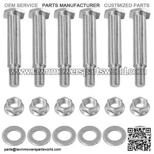 2108765SM 2108765 Deck Wheel Bolt for Briggs & Stratton Ferris Murray / 714760SM