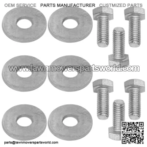 1920676SM 1656916SM Deck Spindle Blade Hex Bolts Screw & Washers for 7/16-14 X 1