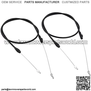 2Pack 946-04661A Control Cable Brake for MTD Troy Bilt 946-04661 TB100 TB110 TB115 TB120 TB130 TB140 TB160 TB230 TB240 TB320 TB330 TB330XP TB350XP TB360XP TB365XP TB370XP TB380XP Lawn Mower Lawnmower
