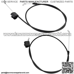 2 Pieces 158152 Zone Control Cable 582991501 fit for AYP Poulan Pro Sears  Rope  Weed Eater Walk Behind Lawn Mowers