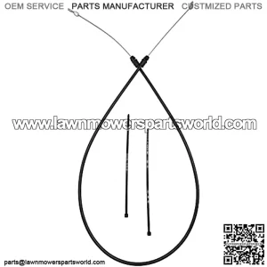 946-1113A Lawn Mower Zone Control Cable Fits MTD Craftsman Troy-Bilt 746-1113 Walk-Behind Lawn Mower
