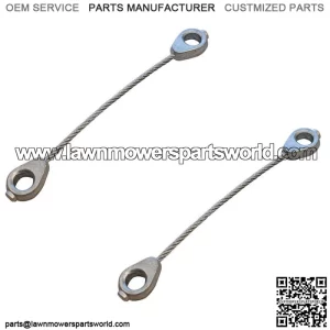 (2) New Brake Cables Fits Cub Cadet Rzt17 Rzt22 Rzt42 Rzt50 746-0970