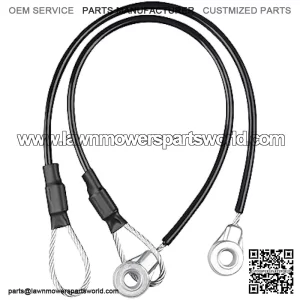 Tailgate Cables Replacement for M159508 patible with John Deere Gator M TE TH TX HPX615E HPX815E XUV865R XUV825E XUV 625i 825i 855D 825M 835E 835M 835R 855E 855M 865E 865M 2 Pcs