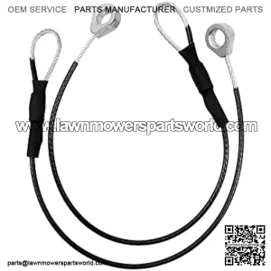 Tailgate Cables Replace M159508 Fit for John Deere Gators M TE TH TX HPX615E HPX815E XUV625i XUV825i XUV825i S4 XUV835R XUM865E XUU865M XUV865R TX 4X2 TX Turf, 2Pcs