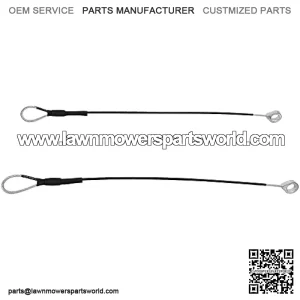 M159508 Tailgate Cables Compatible with John Deere Gators M TE TH TX XUV HPX615E HPX815E XUV865R XUV825E XUV825M XUV835E XUV835M XUV835R XUV855E XUV865E XUV865M Tailgate Equipment Cable 2PCs