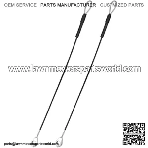 Pair of Tailgate Cable Fit for John Deere Gators M TE TH TX XUV TH 6x4 TX 4X2 Tail Gate Rear Support Replace M159508