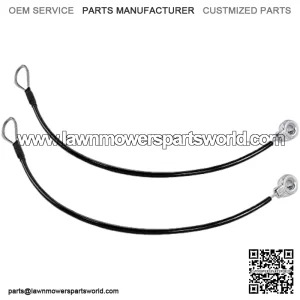 E-M159508-SET Tailgate Cable (2 Pcs) for John Deere Gator HPX615E, HPX815E, M-Gator A1 (Military 6X4 Gator), TE Gator, TH 6x4 Gator (Diesel), TH 6x4 Gator (Gas), TX 4X2 Gator,+++
