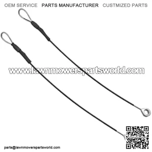 2-Pack Tailgate Cables Replacement for M159508 Fit for John Deere Gators M TE TH TX XUV TH 6x4 TX 4X2 HPX615E HPX815E XUV865R XUV825E XUV825M XUV835E XUV835M XUV835R XUV855E XUV865E XUV865M