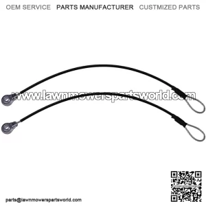 2Pcs Tailgate Cable M159508 Fit for John Deere Gator XUV 625i XUV 825i HPX615E HPX815E