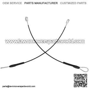 2Pcs Tailgate Cable M159508 Compatible with John Deere Gators M TE TH TX XUV HPX615E HPX815E XUV865R XUV825E XUV825M XUV835E XUV835M XUV835R XUV855E XUV865E XUV865M