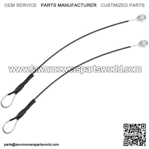 2pcs Rear Tailgate Cables Lift Gate Support Straps Pickup for HPX815E for M-Gator for TE4X2 M159508