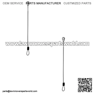 2x Tailgate Cable M159508 Fits John Deere Fits Gator HPX615E HPX815E
