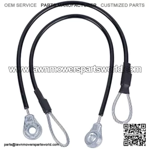 Tailgate Cables Compatible with John Deere Gators M TE TH TX XUV TH 6x4 HPX615E HPX815E XUV865R XUV825E XUV865R Replace M159508 (Pack of 2)