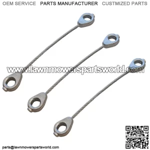 (3) Deck Lift Cable fits MTD Fits Cub Cadet RZT42 RZT50 746-0970 946-0970