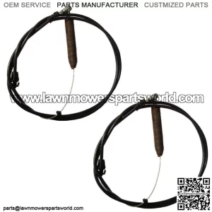(Pack of 2) Deck Engagement Clutch Cable for AYP & Roper 532408714, 532435111