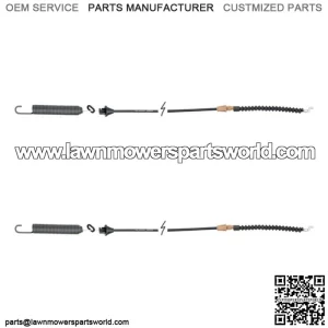 (2) Pack of Deck Engagement Cables Fits MTD 946-04618 746-04618