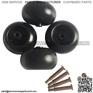 Parts Camp Deck Wheels Replacement 753-04856A Fits Cub Cadet RZT50 RZT54 LT1050 SLT1554 4 Packs