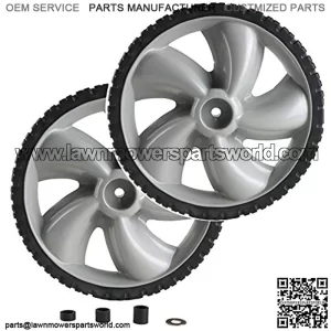 Mower Wheel 12 in. X 1.75 in. 50 Lbs. - Set of 2