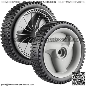 583719501 Front Wheel Tire Fit for Craftsman HU Sears Poulan Roper Self Propelled Lawn Mower, Replace 194231X460 401273x460 532402567 532402657, 2 Pack