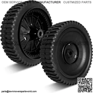 Replacement 180767 180775 Wheels Compatible with Craftsman Mower - 2 Pack Front Drive Wheel Gear Assembly Compatible with HU Craftsman 917 Series Lawn Mower, Poulan Pro PR625 Self-Propelled Mower