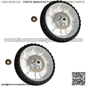 (New Part) 131-5399 Compatible with Lawnmower Personal pace Wheels 8" 137-4835 (Set of 2) w/ 2 + All Other Models in The Description
