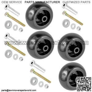 4 Deck Wheel w/ Bolt for Husqvarna Troy BiltLawn Mower GTH250 LTH130 GTX2446