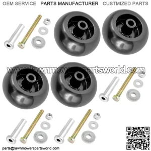 4 Deck Wheel w/ Bolt for Cub Cadet Cub Cadet RZT50 RZT54 753-04856A 75304856A