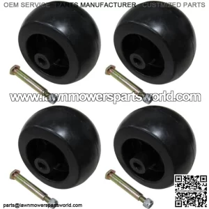 4 Deck Wheel Fits Craftsman GT6000 Fits Cub Cadet LT1042 Fits Husqvarna