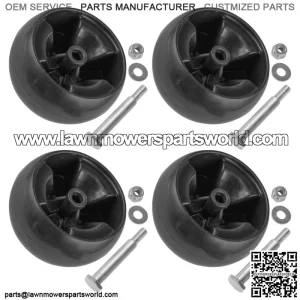 Mower Deck Wheel for Gravely ZT1944 ZT2148 ZT2352 ZT1640 ZT1840 ZT2044 Qty 4
