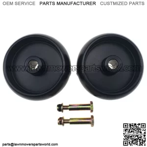 Mower Deck Wheels Kit Replaces OEM John Deere E110-E180 G100 L100-L130