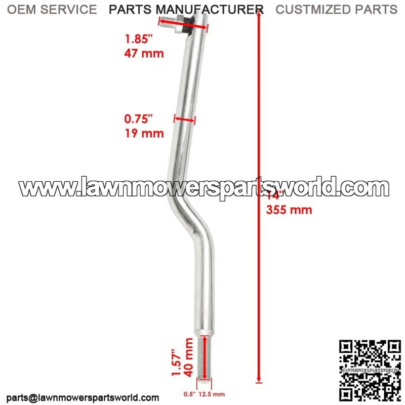 Drag Link Kit fits John Deere 116 165 130 160 170 175 180 185 AM39888 AM38579 - Image 3