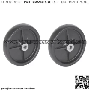 Two New Caster 2" X 8" Wheels Fits John Deere Mower Decks 52" 60" 72" AM107561