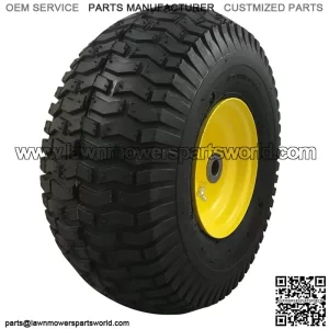 15x6.00-6 Front Tire Assembly Replacement for John Deere Riding Mowers Turf