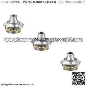 3PK Mower Deck Spindle Assembly Pulley Fits John Deere TCA13807 TCA25832