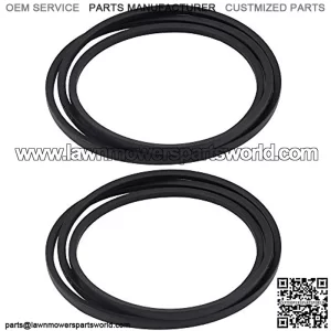 2pcs 532130969 130969 Belt Replacement Ayp 581696001 265152 106863X 108597X M144044 Deck Drive Belts Lawn Mower A90/ 4L920 V Belt (1/2"x92")