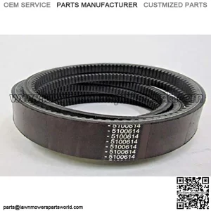 OEM SPEC REPL Drive Belt Ferris 5100614 RAW Edged COGGED 1/2" X 70.5" 2 Banded