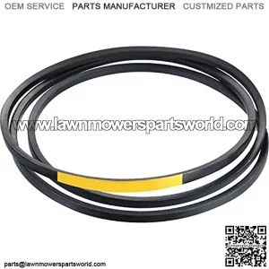 A-GX20072 Mower Deck Belt Riding Mower Deck Belt Drive Compatible with LA100 LA105 LA110 LA120 LA125 LA135 Replaces GY20570 M112230 M137547 M86248, 1/2 Inch x 104 Inch