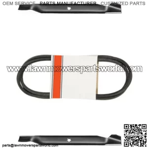 LTH1342 Fits Husqvarna Deck Blade and Belt Kit 21" Long LTH1342A YTH1542XP YTH15