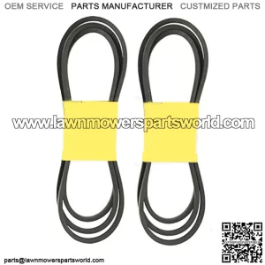 (2) Mower Belts Fits Cub Cadet Fits MTD Fits Troy Bilt 754-04083 954-04083