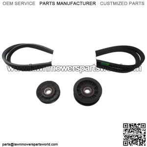 Idler Pulley Kit W/Transmission Drive Belt Fits John Deere L111 L118 L120 L130