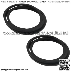 2PK Deck Belt for John Deere GX20305 GY20571 L120 L130 L2048-1/2"x139"