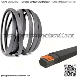 48" Deck Belt for John Deere L130 After S/N A130001 and B020001 (L 141" x W 1/2)